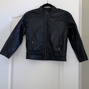 H&M boys faux leather jacket